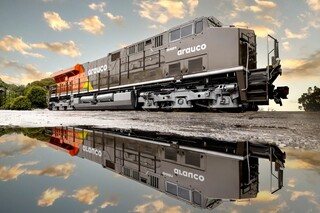 Ferrovia pr&oacute;pria e novas locomotivas fazem avan&ccedil;ar projeto de celulose em MS