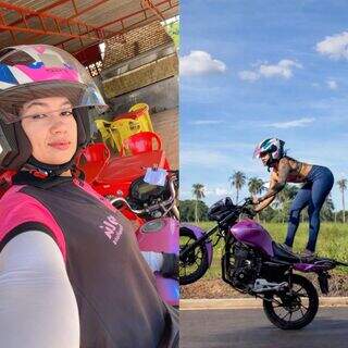 Geovana faz entregas, encara 