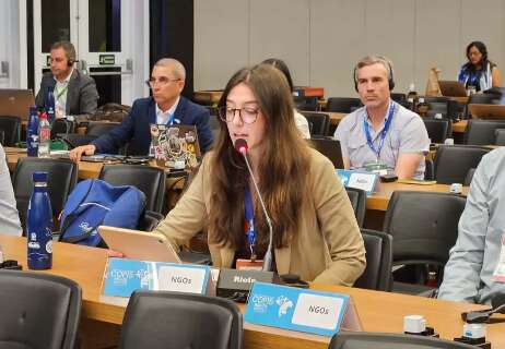 Aos 16 anos, Sofia ganha voz em sess&atilde;o mundial e vai comemorar os 17 na COP15