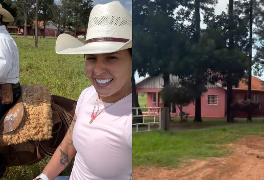 Ana Castela exibe nova fazenda e surpreende crianças em ônibus escolar