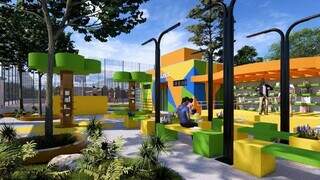 Estado lança licitação de R$ 1 milhão para 2ª etapa da Praça dos Livros Estado lança licitação de R$ 1 milhão para 2ª etapa da Praça dos Livros