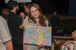 Prima distante fez arte e árvore genealógica para dar a Ney Matogrosso Prima distante fez arte e árvore genealógica para dar a Ney Matogrosso