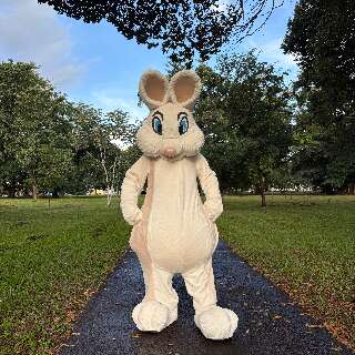 O pai &ldquo;faz tudo&rdquo; da fam&iacute;lia agora tamb&eacute;m virou Coelho da P&aacute;scoa