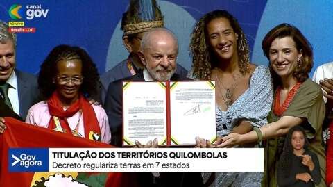 Decreto garante avan&ccedil;o na posse de terra para comunidade quilombola em Nioaque