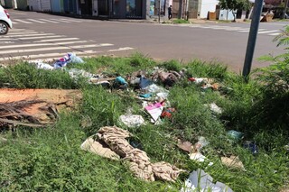Com coleta de lixo limitada e despejo irregular, restos v&atilde;o ficando pela cidade