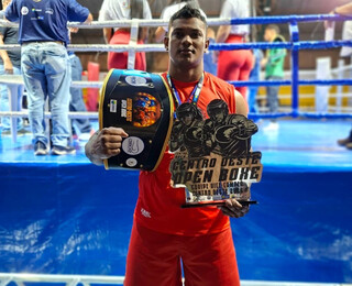 Sele&ccedil;&atilde;o de MS &eacute; vice-campe&atilde; no Centro-Oeste Open de Boxe com 7 medalhas