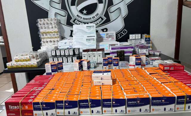 Comboio &eacute; abordado com 551 caixas de emagrecedores e anabolizantes