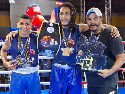 Sele&ccedil;&atilde;o de MS &eacute; vice-campe&atilde; no Centro-Oeste Open de Boxe com 7 medalhas