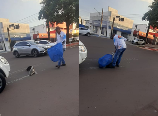 &Agrave;s v&eacute;speras da Sexta-feira Santa, pintado cai em avenida e &ldquo;para o tr&acirc;nsito&rdquo;