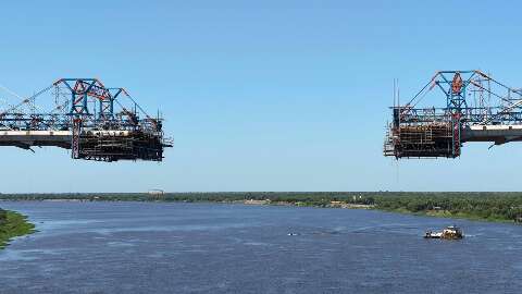 Brasil e Paraguai est&atilde;o a menos de 50 metros de conex&atilde;o por ponte na Bioce&acirc;nica