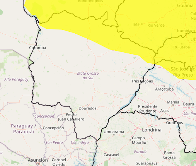 Domingo tem alerta de chuvas intensas e ventos fortes em 17 municípios de MS