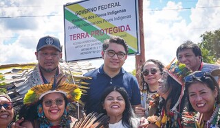 Ministro Eloy Terena volta à aldeia onde nasceu para oficializar demarcação Ministro Eloy Terena volta à aldeia onde nasceu para oficializar demarcação