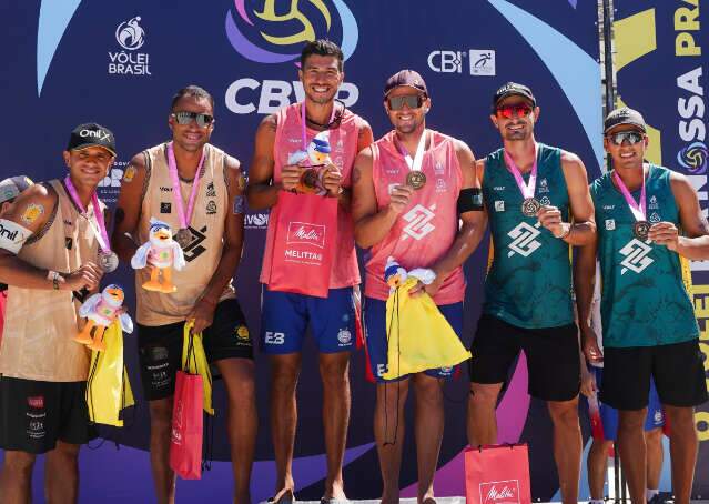 Atletas de MS conquistam 3 medalhas em etapa do circuito brasileiro de v&ocirc;lei