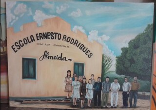 Com arte realista, Jorge homenageia cidade que o acolheu h&aacute; 15 anos