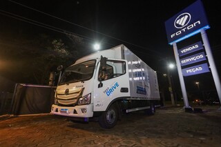 Com caminh&otilde;es tecnol&oacute;gicos, Foton abre opera&ccedil;&atilde;o e amplia presen&ccedil;a no Estado