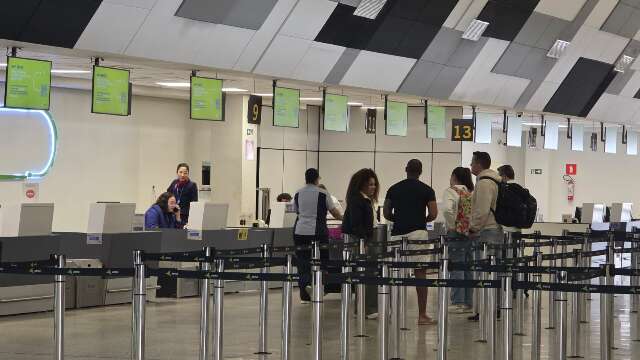 Pane em S&atilde;o Paulo provoca atraso de mais de 1 hora no aeroporto de Campo Grande