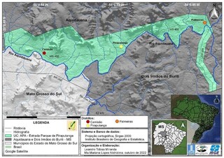 Criada h&aacute; 26 anos, APA Estrada-Parque de Piraputanga segue sem plano de manejo 