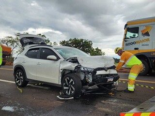 Acidente envolvendo seis ve&iacute;culos interdita trecho na Capital