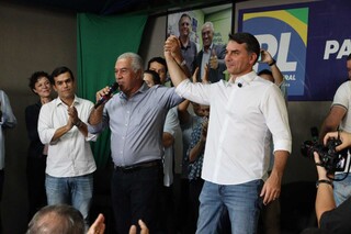 Riedel, Fl&aacute;vio Bolsonaro e aliados criticam governo e pedem uni&atilde;o