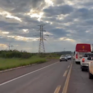 Tumulto na BR-262 tamb&eacute;m prejudicou motorista que sa&iacute;a da Capital