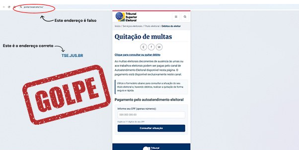 TSE alerta para golpe que simula cobran&ccedil;a por regulariza&ccedil;&atilde;o do t&iacute;tulo