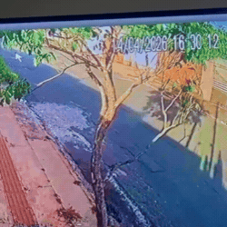 Carro sai da pista, colide em &aacute;rvore e deixa tr&ecirc;s feridos no Jardim Presidente