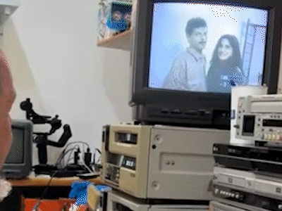 Anivers&aacute;rio perdido em VHS faz neta rever av&oacute; 30 anos depois da morte