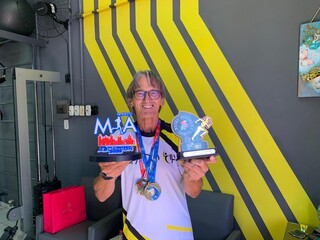 Aos 70 anos, Ubaldo se encantou pela corrida e j&aacute; fez a S&atilde;o Silvestre