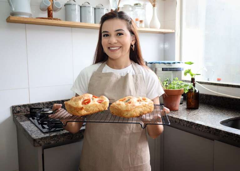 Focaccia faz Thaynara transformar rotina em memória boa com as filhas