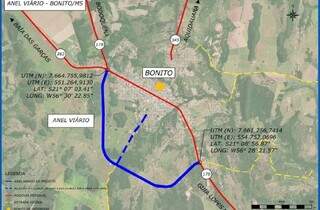 Fazendas serão desapropriadas para pavimentação do anel viário em Bonito Fazendas serão desapropriadas para pavimentação do anel viário em Bonito