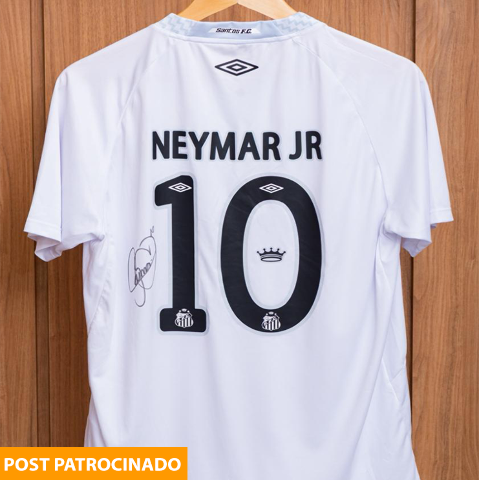 É hoje: bazar de grife tem até 90% de desconto e camiseta autografada por Neymar