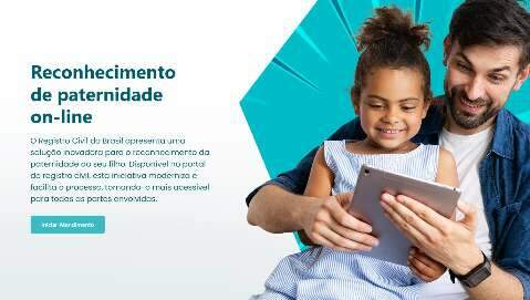 Reconhecimento de paternidade j&aacute; pode ser pedido pela internet