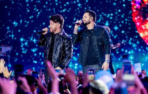 Diego e Victor Hugo, dupla sertaneja do ano, se apresentam na Expogrande