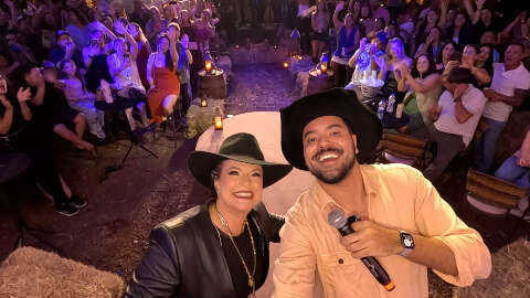 Al&eacute;m do palco principal, artistas gravam at&eacute; DVD na Expogrande