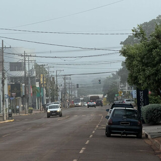 Maracaju acorda sob nevoeiro; previs&atilde;o indica mudan&ccedil;a no tempo ao longo do dia
