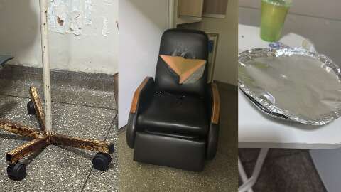 Ferrugem, sujeira e marmita: fam&iacute;lias denunciam Hospital Militar