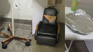 Ferrugem, sujeira e marmita: fam&iacute;lias relatam cena "absurda" no Hospital Militar