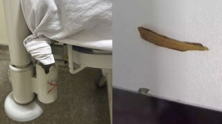 Ferrugem, sujeira e marmita: fam&iacute;lias relatam cena "absurda" no Hospital Militar