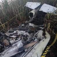 Avi&atilde;o cai em usina e piloto de MS morre carbonizado 