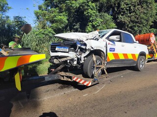 Motociclista morre ao bater de frente com caminhonete em rodovia