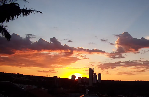 V&eacute;spera de feriado em MS ser&aacute; quente e com risco de tempestades