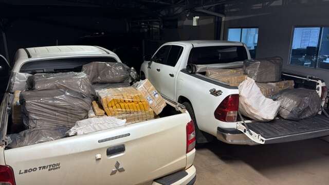 Em a&ccedil;&otilde;es na fronteira, pol&iacute;cia apreende mais de 2 toneladas de maconha em MS