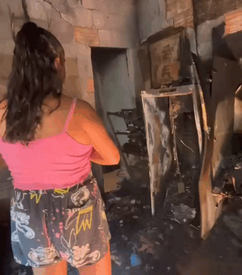 Por causa de um "n&atilde;o", homem queimou tudo que professora tinha