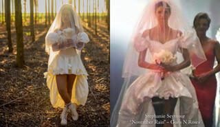 Ap&oacute;s noivado em show de Guns, casal recria &ldquo;November Rain&rdquo;