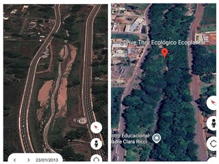 Obra de ponte &eacute; vista como amea&ccedil;a &agrave; &aacute;rea reflorestada e abre debate na Capital