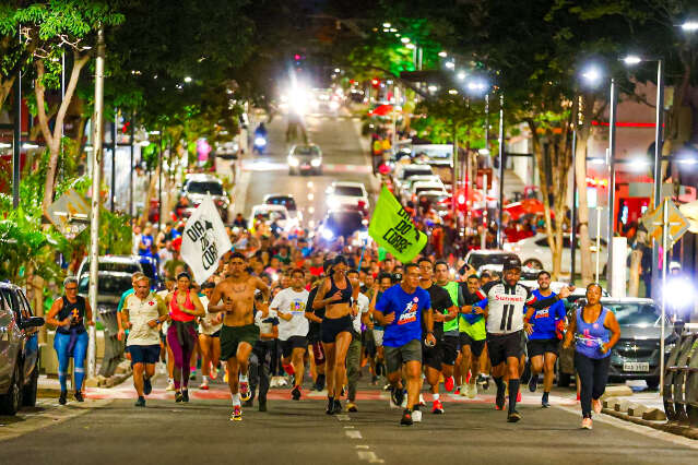 Corrida noturna vai movimentar e interditar ruas do Centro no dia 4