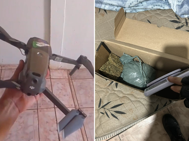 Piloto de drone &eacute; preso por levar maconha e haxixe &agrave; penitenci&aacute;ria