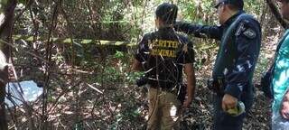 Corpo &eacute; encontrado em &aacute;rea de mata e suspeita &eacute; de ataque de javali