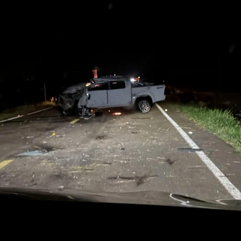 Colis&atilde;o entre moto e caminhonete mata ao menos 2 na MS-289