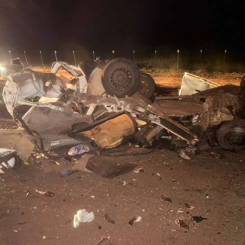 Colis&atilde;o frontal ap&oacute;s ultrapassagem causou acidente que matou 2 na MS-289